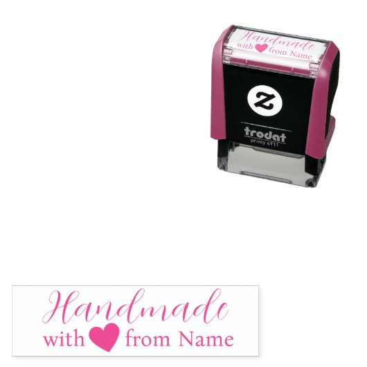 Chic Schattige Handgemaakte Cursief met Liefde Har Zelfinktende Stempel (In situ)