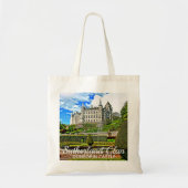 Chic Scottish Sutherland Clan's Dunrobin Castle Tote Bag (Voorkant)