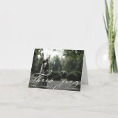 Chic Script 2 Foto Huwelijk Dankjewel Vouwkaart Kaart (Voorkant)