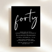 Chic Script 40e verpartij Kaart