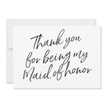 Chic Script "Bedankt dat je mijn eerbewijs bent"