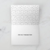 Chic Script "Bedankt om met ons te trouwen" Bedankkaart (Binnen)