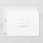 Chic Script Calligraphy Merry Two Photo Notitiekaartje (Achterkant)