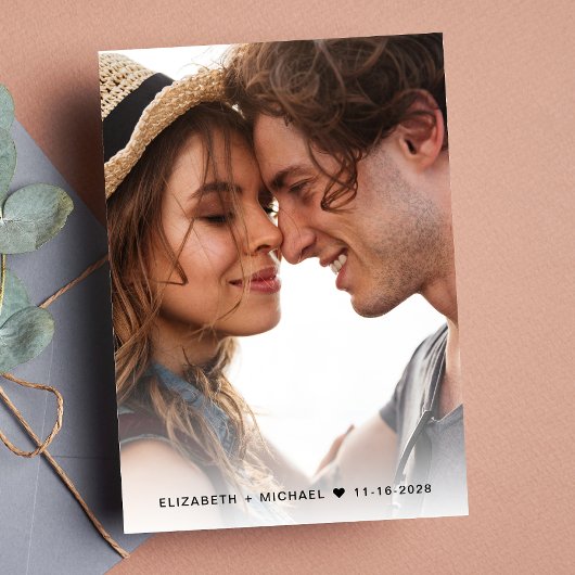 Chic Script-foto Save The Date