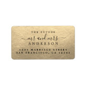 Chic Script Future Mr. Etiket (Voorkant)