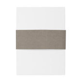 Chic Script Future Mr. Kraft Paper Wedding Uitnodigingen Wikkel (Achterkant Voorbeeld)