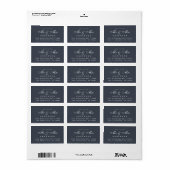 Chic Script Future Mr Mrs Wedding Address Label (Full Sheet)