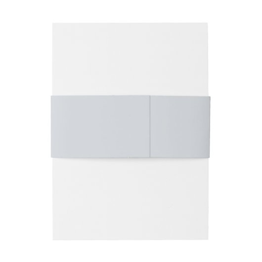 Chic Script Future, Mrs Ice Blue Wedding Uitnodigingen Wikkel (Achterkant Voorbeeld)