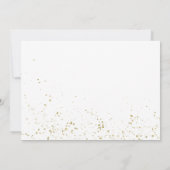 Chic Script Grad aankondiging Goud Glitter Foto (Achterkant)