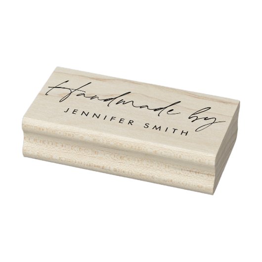 Chic Script Moderne Minimalistische Aangepaste "Ha Rubberstempel (Stempel)