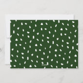 Chic Script Overlay Kerstkaart Foto Kaart (Achterkant)