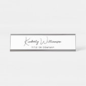 Chic Script Professional Bureau Naambordje (Voorkant)