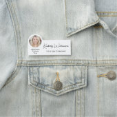 Chic Script Professional Photo Naamplaatje (In situ)