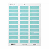 Chic Script Toekomstig Mr Mevrouw Trouwadres Etiket (Full Sheet)
