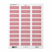 Chic Script Toekomstige Meneer Mevrouw Huwelijk Re Etiket (Full Sheet)