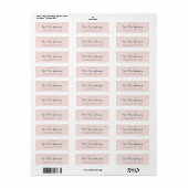 Chic Script Toekomstige Meneer Mevrouw Huwelijk Re Etiket (Full Sheet)