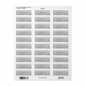 Chic Script Toekomstige Meneer Mevrouw Huwelijk Re Etiket (Full Sheet)