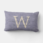 Chic Script Toekomstige Mijnheer Mevrouw Monogram  Kussen (Achterkant)