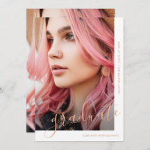 Chic Script Two Photo Afstuderen