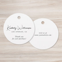 Chic Script Zakelijk Bedank Cadeaukaart