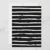 Chic Script Zwart en Wit Afstudeer Bedankt (Achterkant)