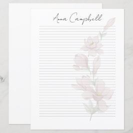 Chic scriptnaam Aangepast monogram briefpapier