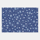 Chic Seahorse Girly Ocean Pattern Baby Girl Inpakpapier Vel (Voorkant 3)