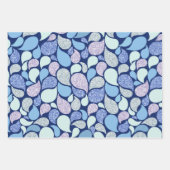 Chic Seahorse Girly Ocean Pattern Baby Girl Inpakpapier Vel (Voorkant 2)