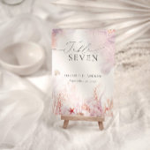 Chic Seashells Coral Underwater Wedding Kaart
