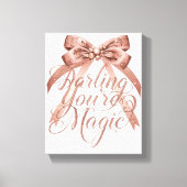 Chic Self Love and Empowerment Message Canvas Afdruk (Voorkant)