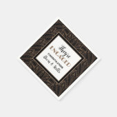 Chic! servetten voor verlovingsfeestje (Hoek)