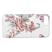  Chic Shabby Girly Flowers Case-Mate iPhone Case (Achterkant (Horizontaal))