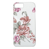  Chic Shabby Girly Flowers Case-Mate iPhone Case (Achterkant)
