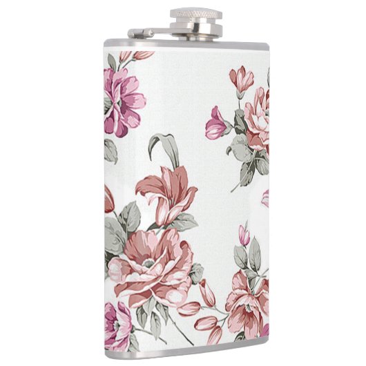  Chic Shabby Girly Flowers Heupfles (Rechts)