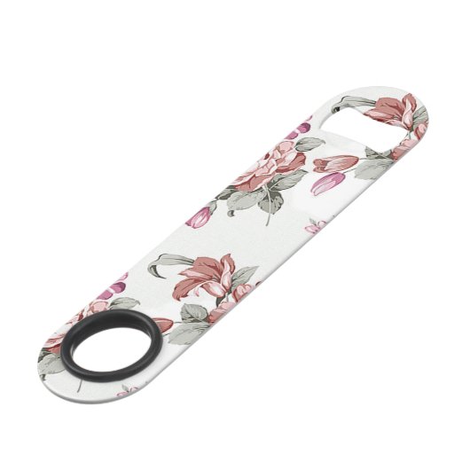  Chic Shabby Girly Flowers Speed Flessenopener (Voorkant Gekanteld)