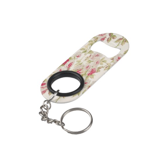 Chic Shabby Girly Rozen Mini Flessenopener (Achterkant Gekanteld)