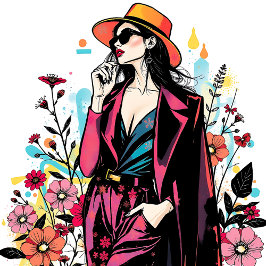 Chic Shades Botanical Art Dual Sided👑🕶️ Tote Bag