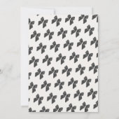 Chic 'She's Tying the Knot Black Bow Vrijgezellenf Kaart (Achterkant)