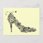 Chic Shoe ~ Briefkaart (Voorkant)