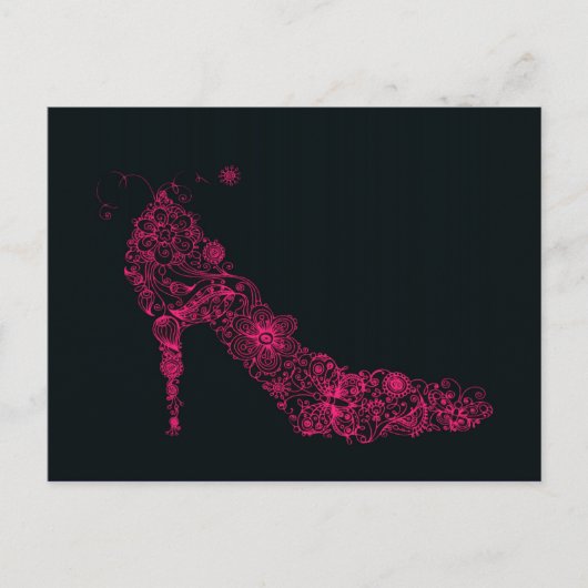 Chic Shoe ~ Briefkaart (Voorkant)