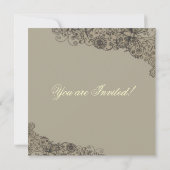 Chic Shoe ~ Invitaties Kaart (Achterkant)