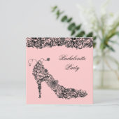 Chic Shoe ~ Invitaties Kaart (Staand voorkant)