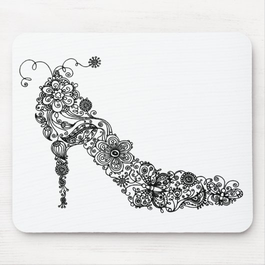 Chic Shoe ~ Mousepad Muismat (Voorkant)
