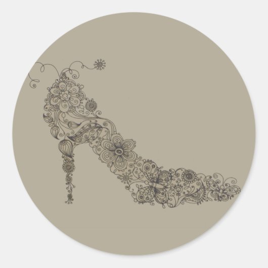 Chic Shoe ~ Stickers (Voorkant)
