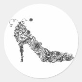 Chic Shoe ~ Stickers (Voorkant)