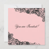 Chic Shoe ~ Uitnodigingen (Achterkant)