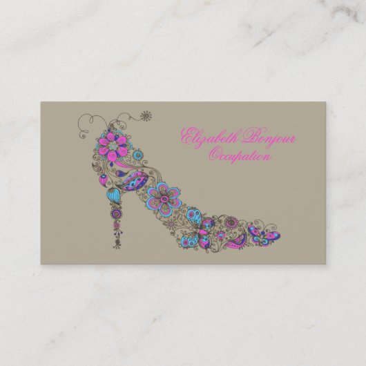 Chic Shoe ~ Visitekaartje (Voorkant)
