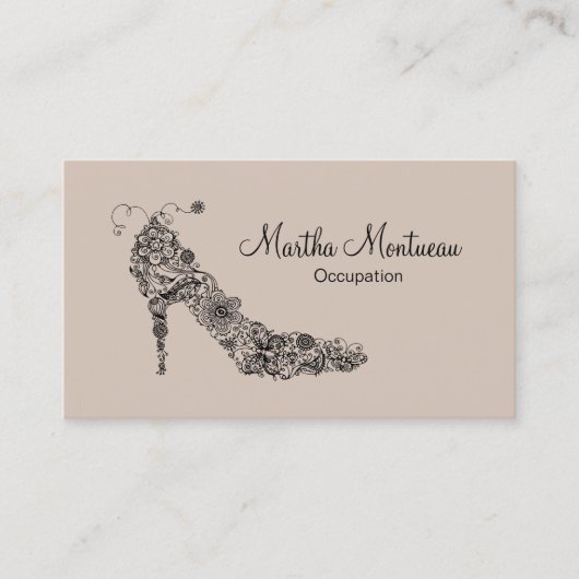 Chic Shoe ~ Visitekaartje (Voorkant)