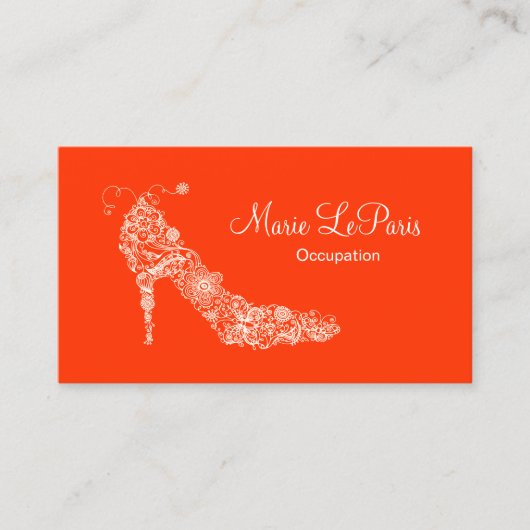 Chic Shoe ~ Visitekaartje (Voorkant)