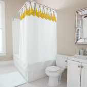 CHIC SHOWER CURTAIN_86 MERIGOLD TASSELS DOUCHEGORDIJN (In situ)